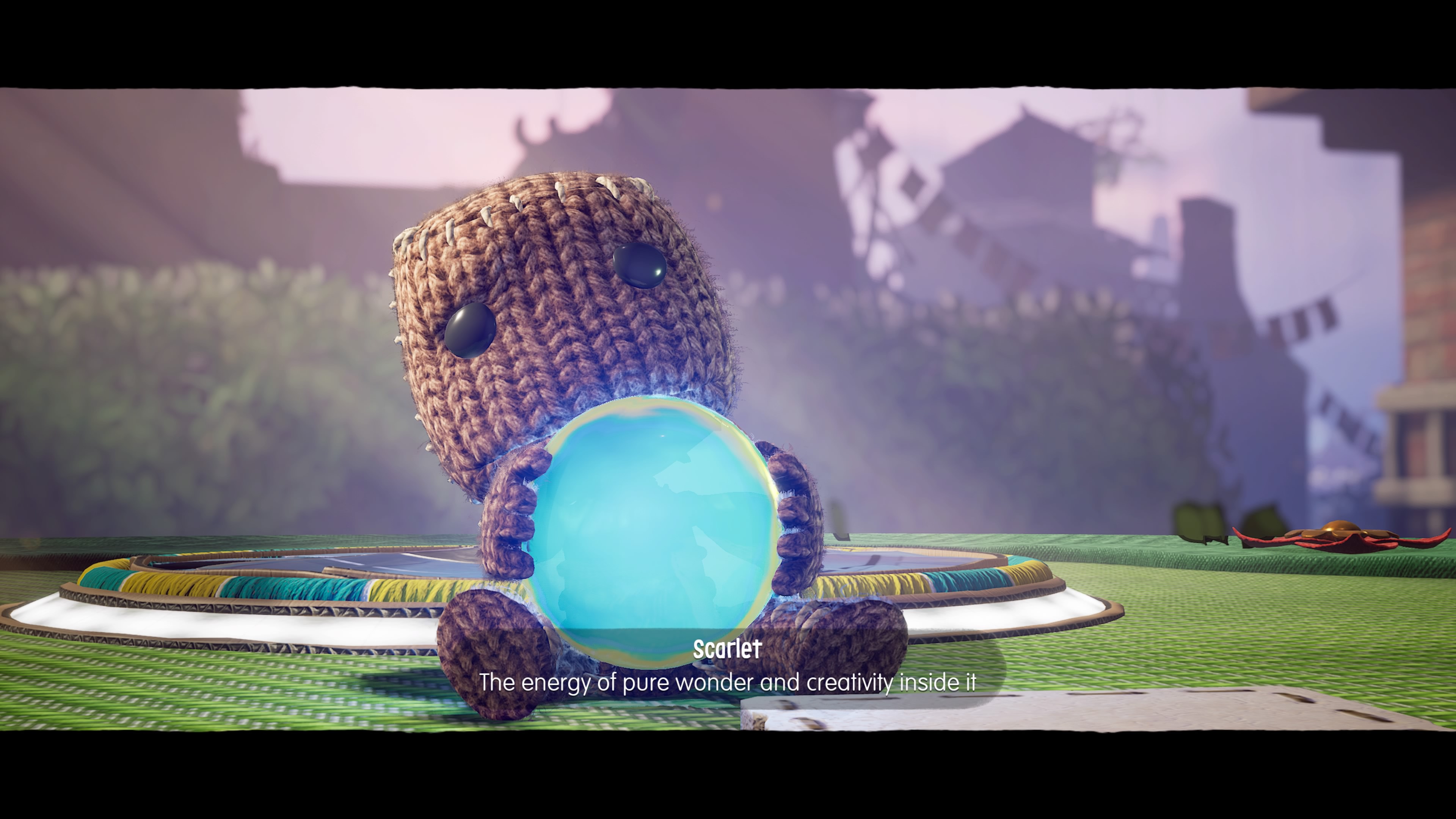 Sackboy with orb